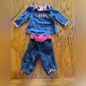 GYMBOREE 2piece Baby Girls 6-12mo